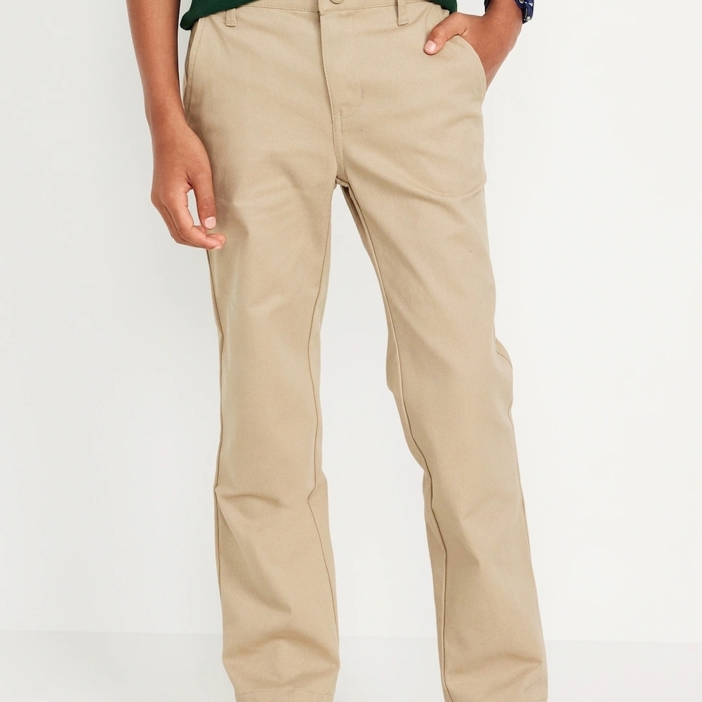 Old Navy Khaki Straight-Leg Pants